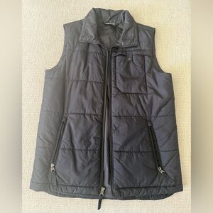 Boys Black North Face Vest